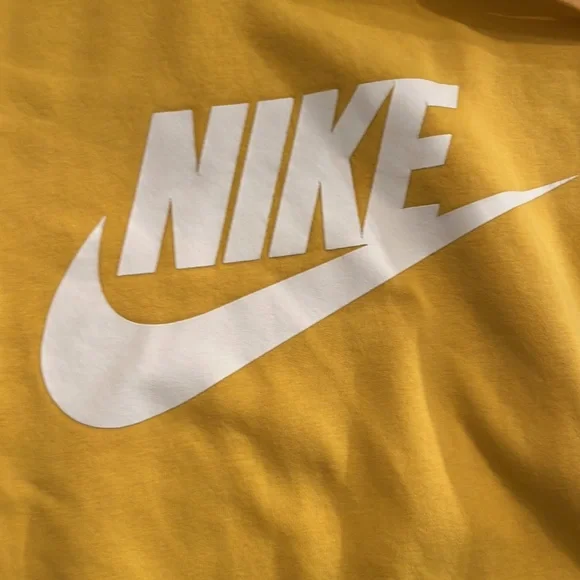 Yellow, Nike sweatshirt, like new, so women’s medium - Picture 2 of 5